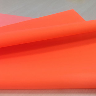 柔软涤丝纺橘色江南在线(中国)布