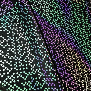 炫彩印花小方格江南在线(中国)布