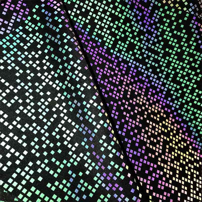 炫彩印花小方格江南在线(中国)布