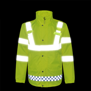 港式交通路政江南在线(中国)雨衣多口袋可印刷