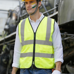 交通环卫施工江南在线(中国)马甲安全背心带口袋