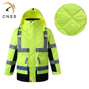 cnss江南在线(中国)棉衣 交通冬季安全加厚棉服两件套
