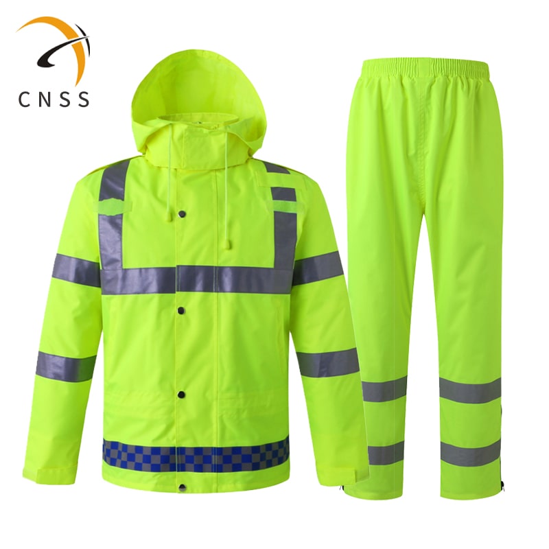 cnss交通江南在线(中国)棉衣加厚荧光黄江南在线(中国)条服装