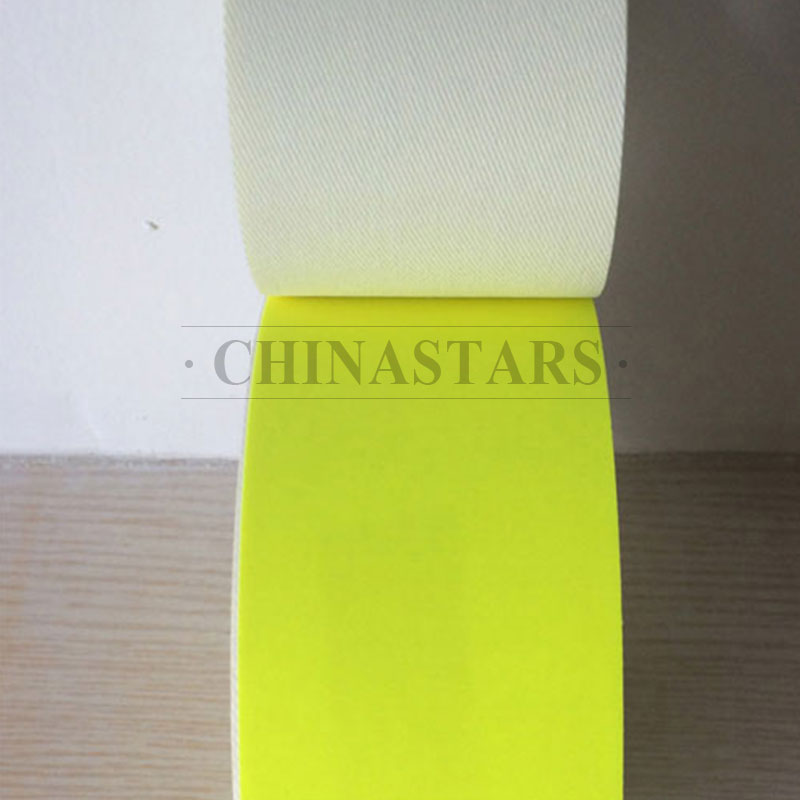 荧光黄全棉阻燃江南在线(中国)布